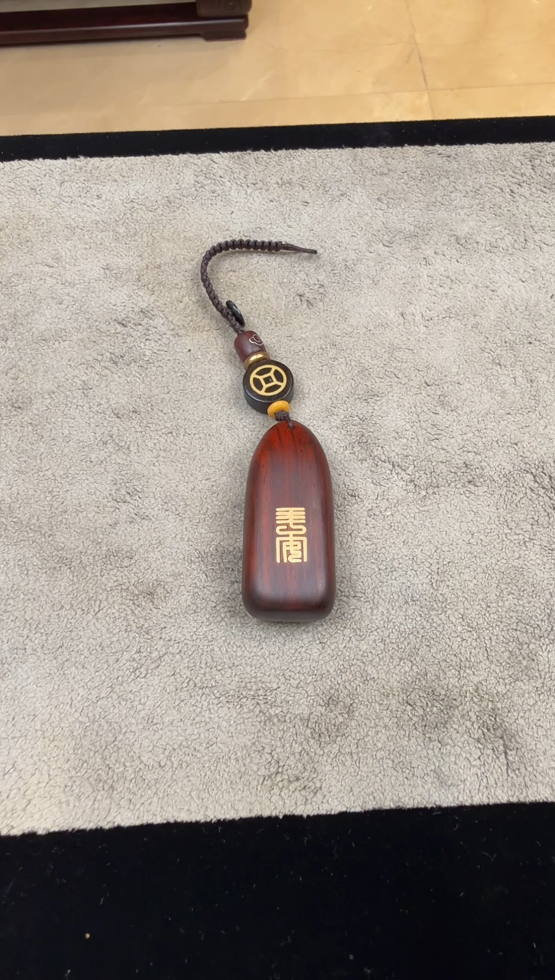 木钥匙挂件可盘玩