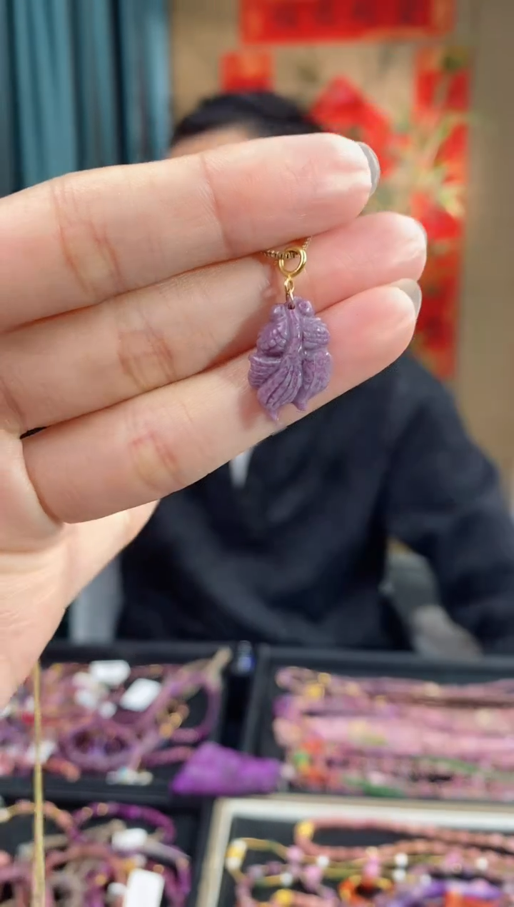 【闪购商品】苏纪石（舒俱来）吊坠(不含链)18K金镶嵌159