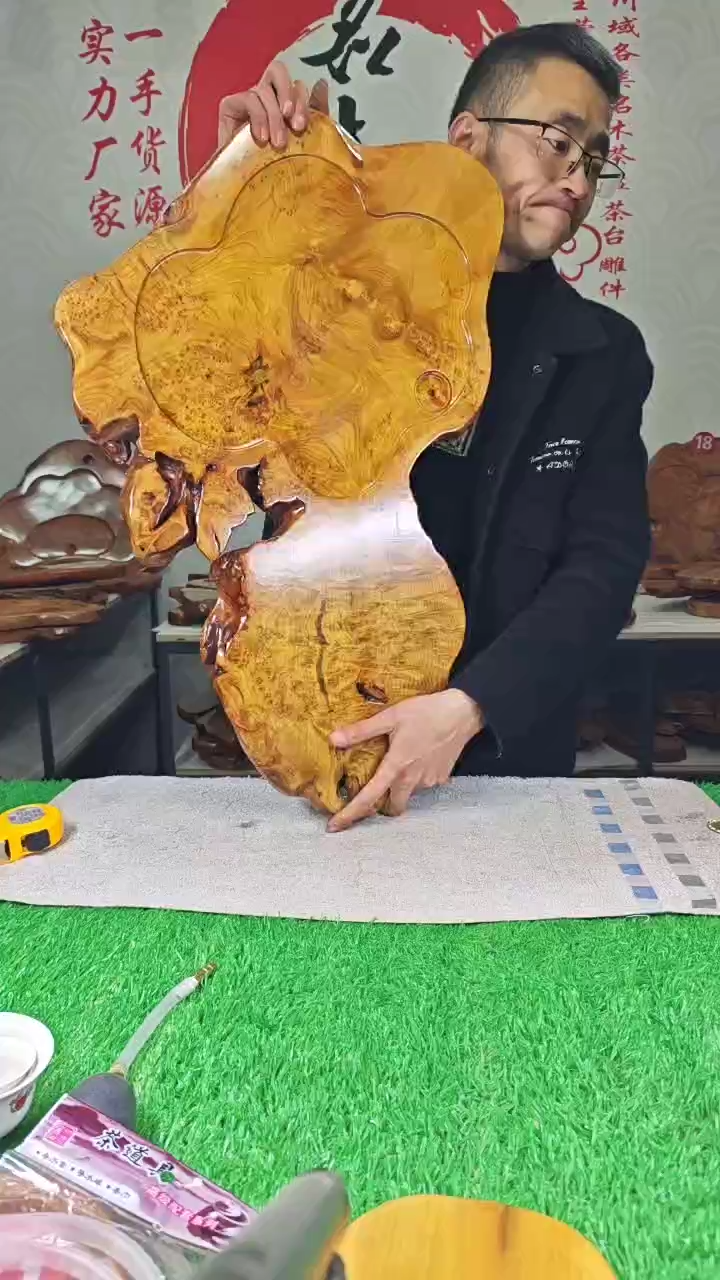 【闪购商品】四川香杉枯木榴茶盘