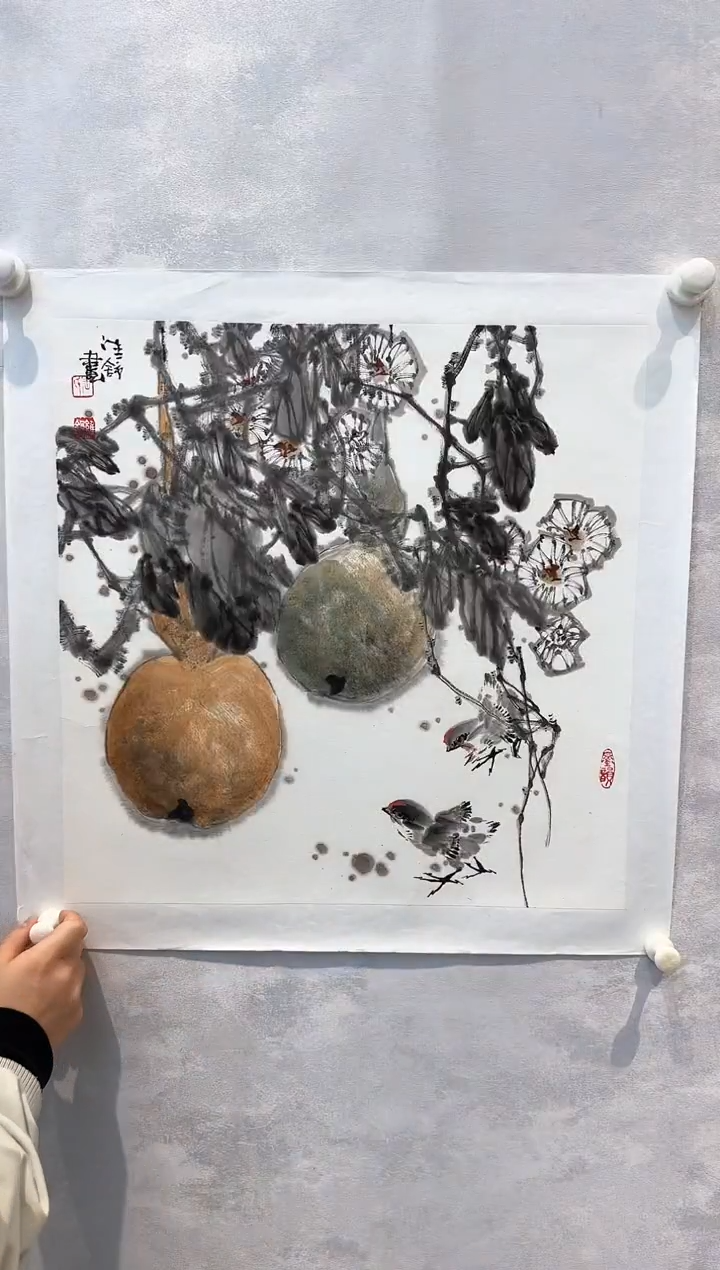 【闪购商品】纸本1炳山艺术——王维舒老师绘画作品