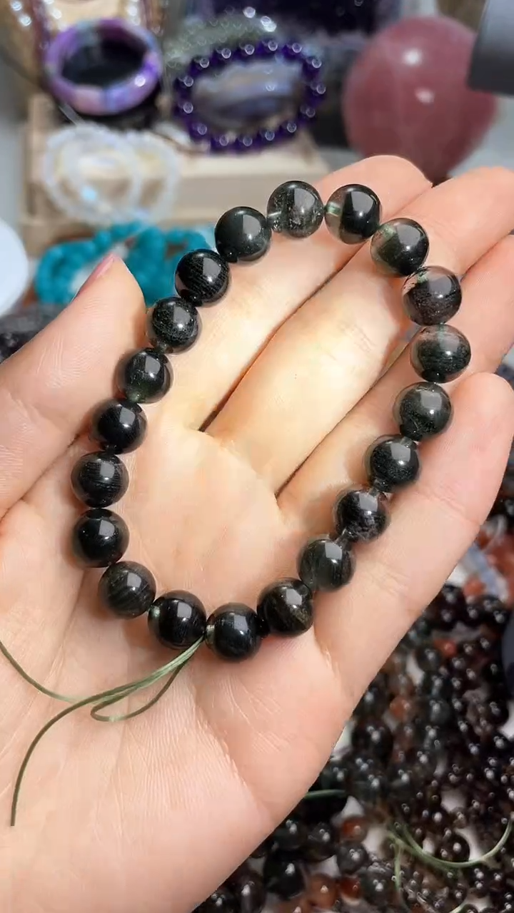 【闪购商品】水晶手链银S925镶嵌9mm幽灵水晶手链