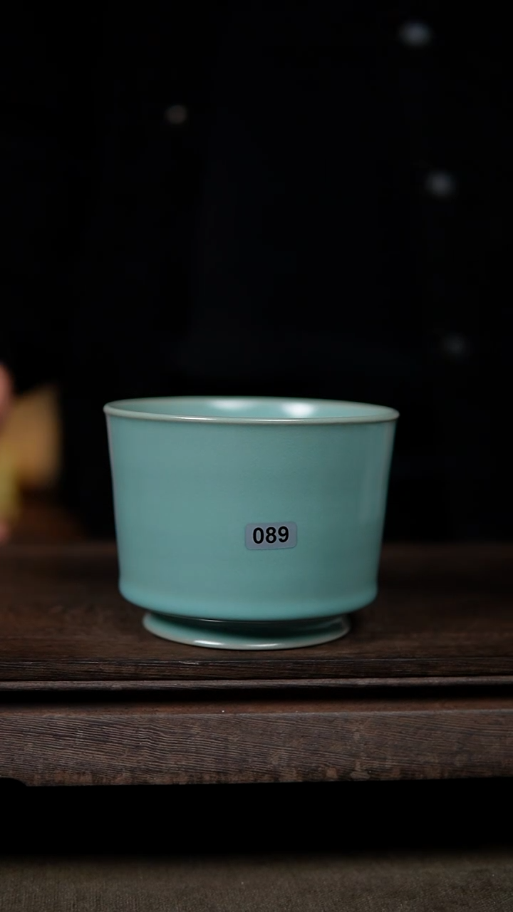 【闪购商品】杯仿古天青大容天水洗089