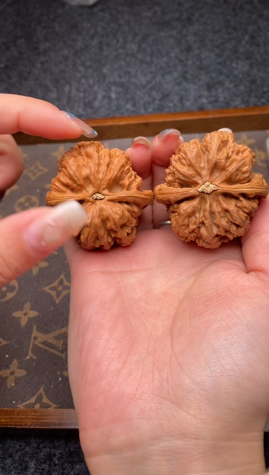 把件文玩核桃B70号48尺粗筋