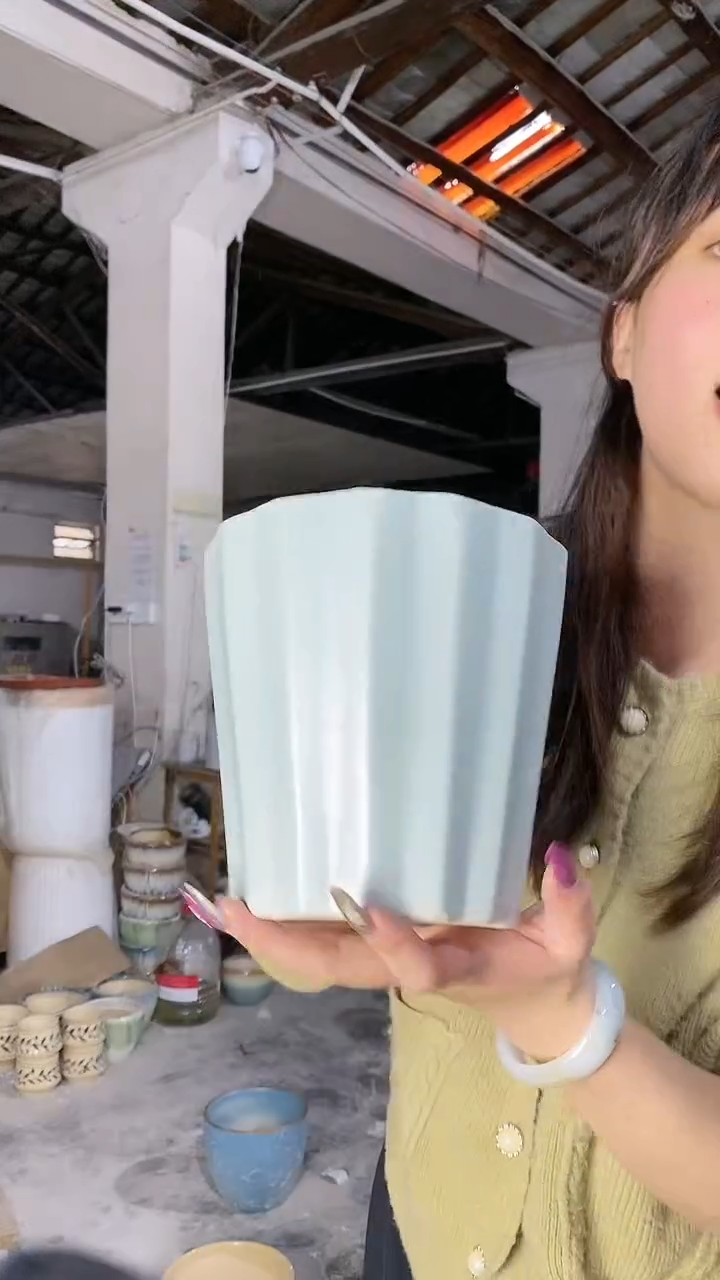 【闪购商品】陶瓷瑕疵  竹笋绿中M