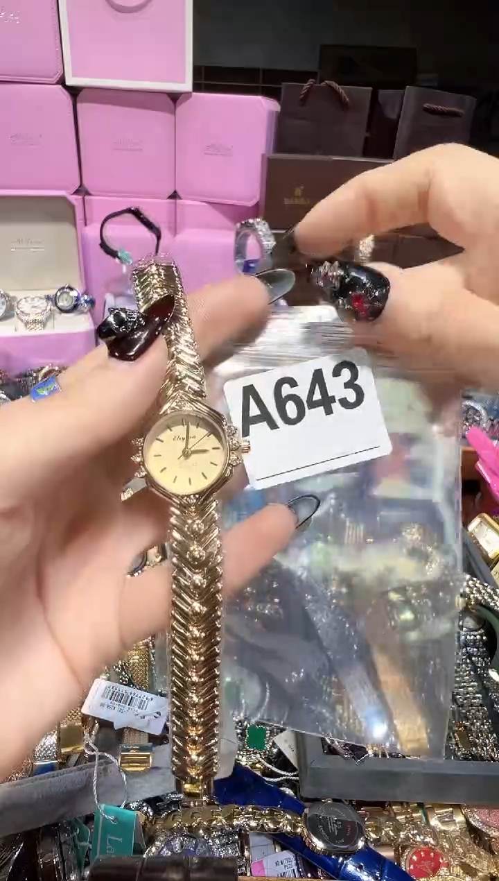 石英机芯不锈钢不锈钢直播定闪专用