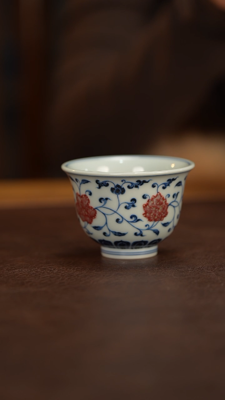 【闪购商品】和然釉里红铃铛杯（51号）