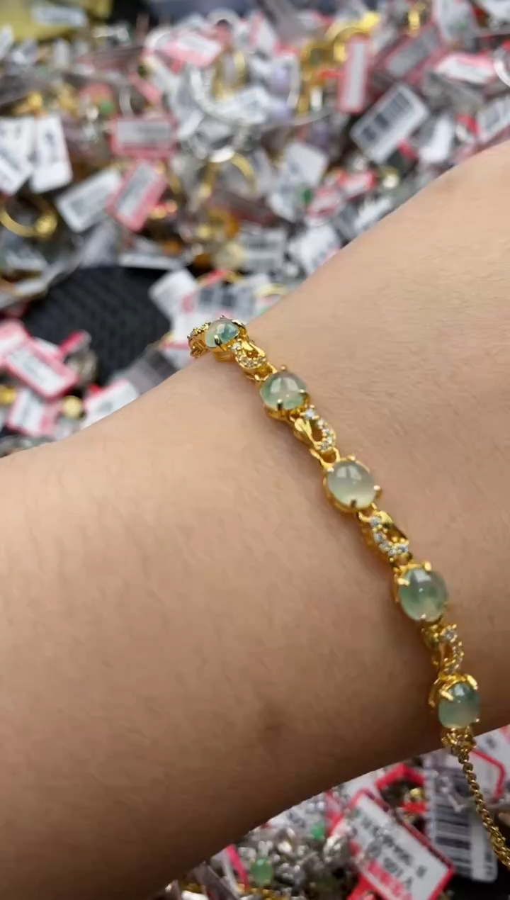 【闪购商品】翡翠戒指银S925镶嵌222222---6