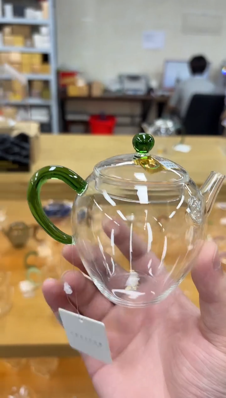 禾器-文巧壶-湖绿色