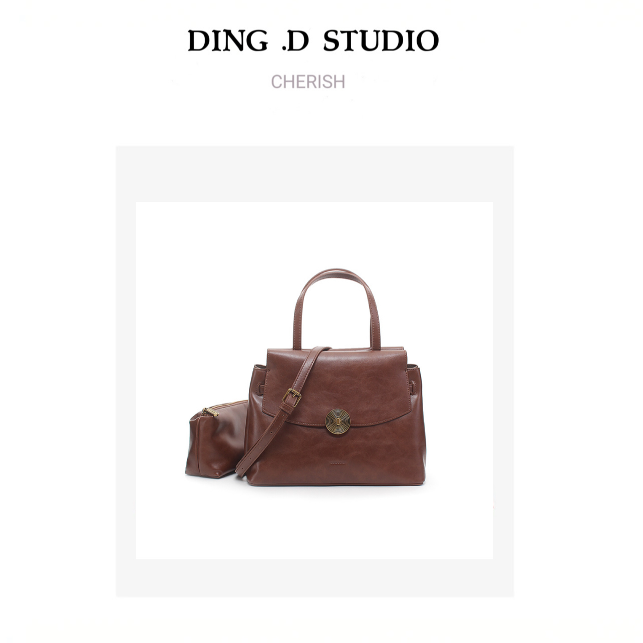 「唱片包」Ding.D小众品牌时尚设计师款女包 24922