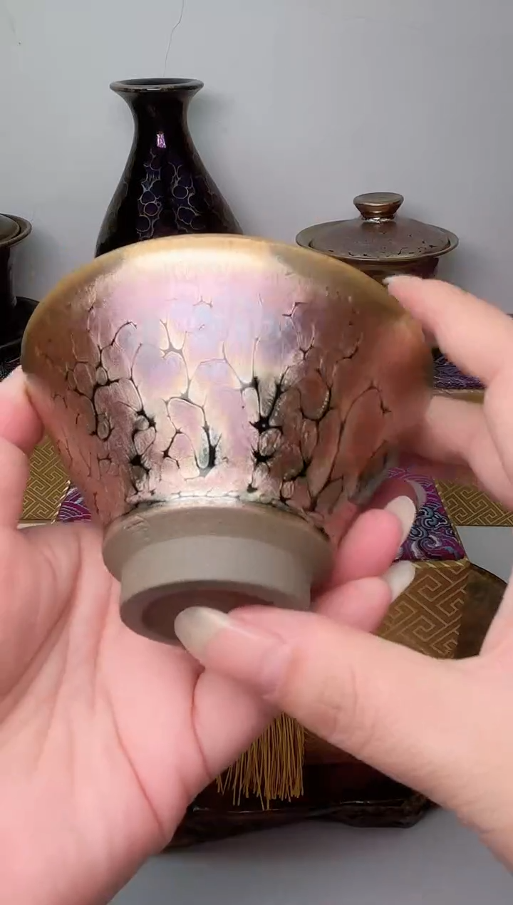 【闪购商品】茶盏春申阁福利1只，微微瑕斗金