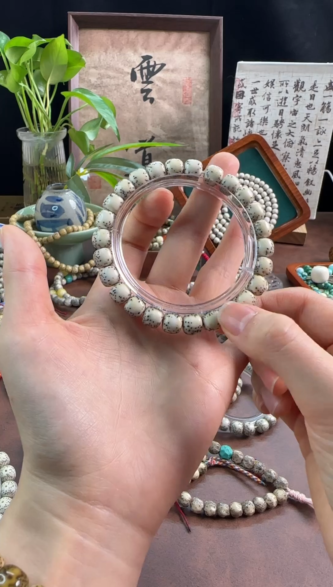 【闪购商品】星月菩提手串98灰背河豚