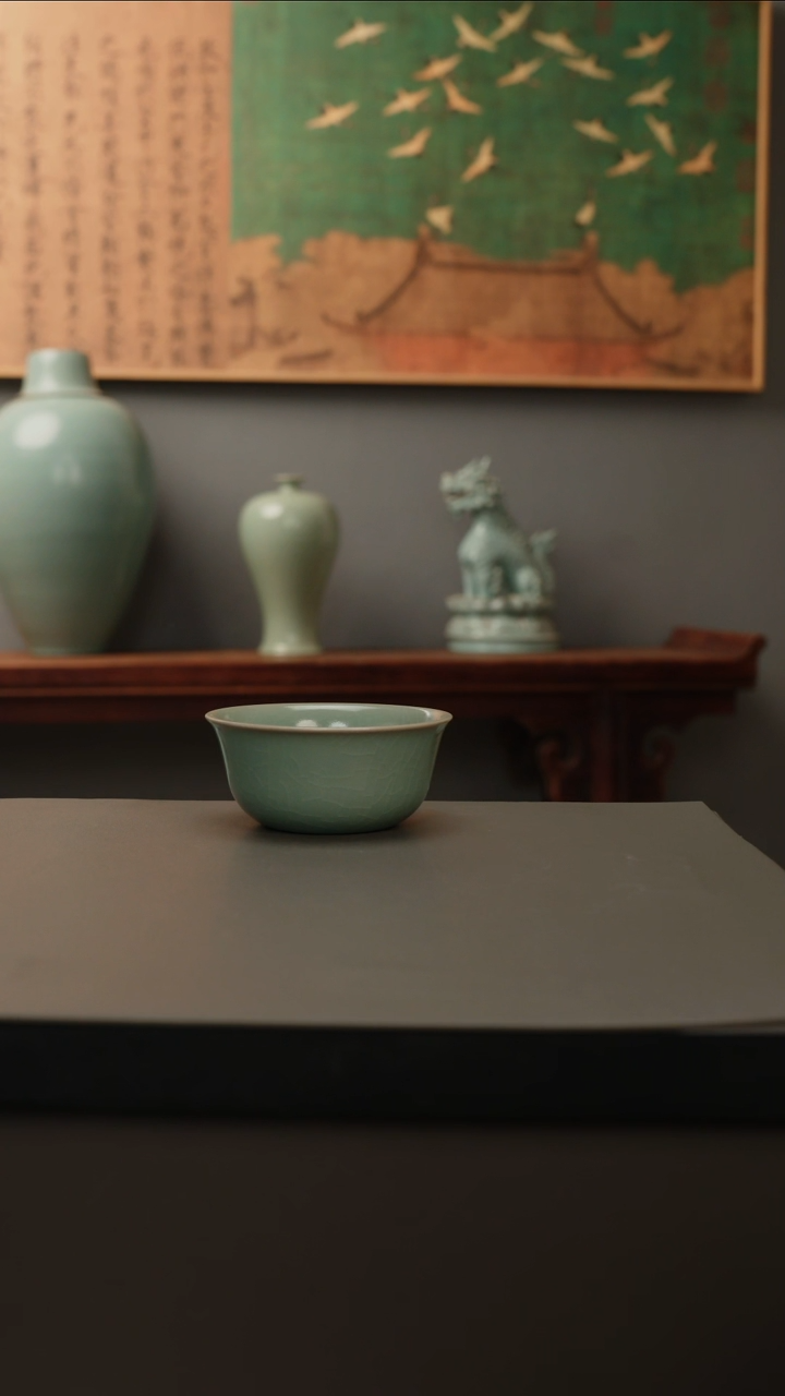 【闪购商品】杯仿古釉原矿  鸡缸杯