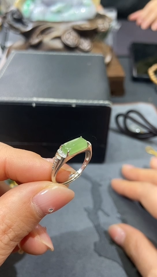 【闪购商品】和田玉（糖玉）戒指未镶嵌和田玉