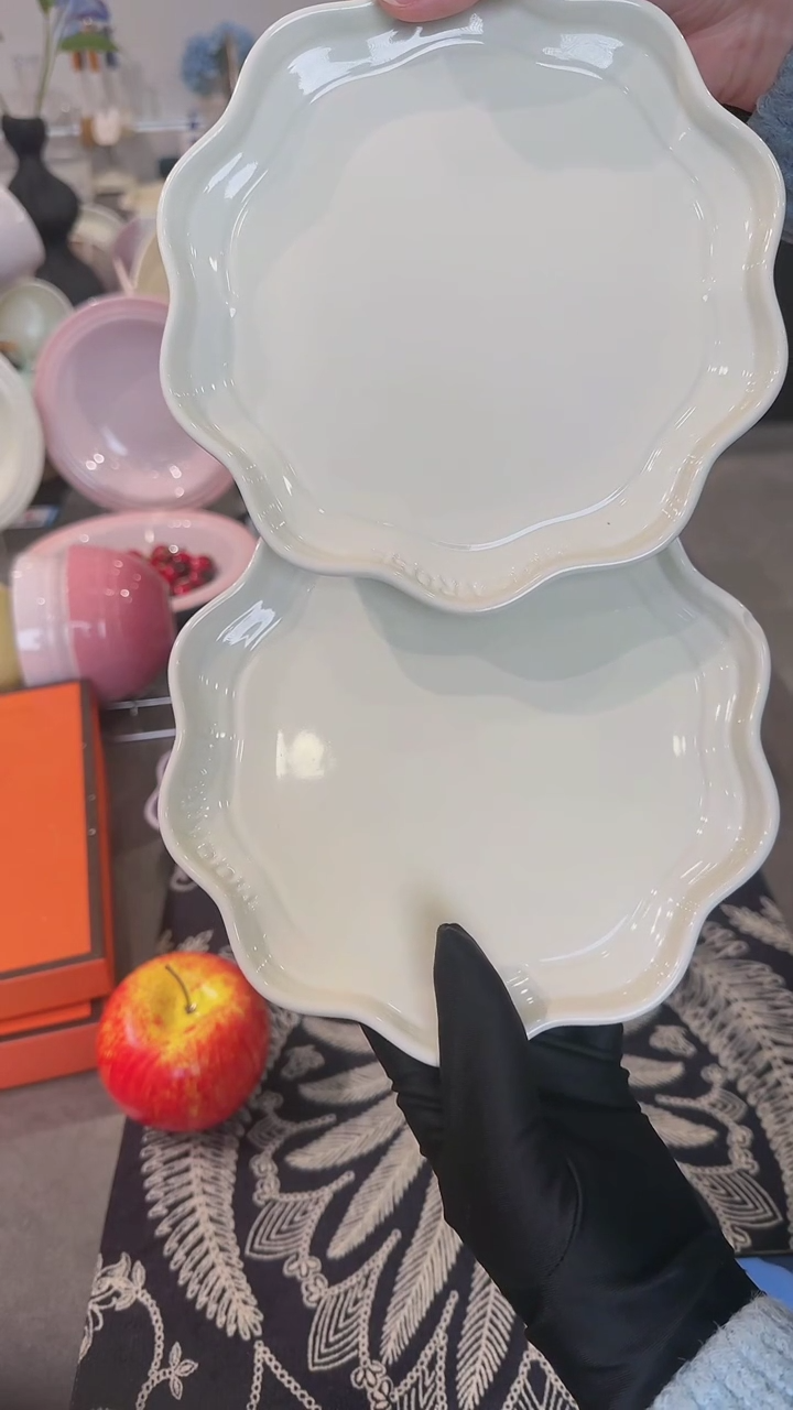 【闪购商品】瓷14cm炻彩碗奶油白-2个装