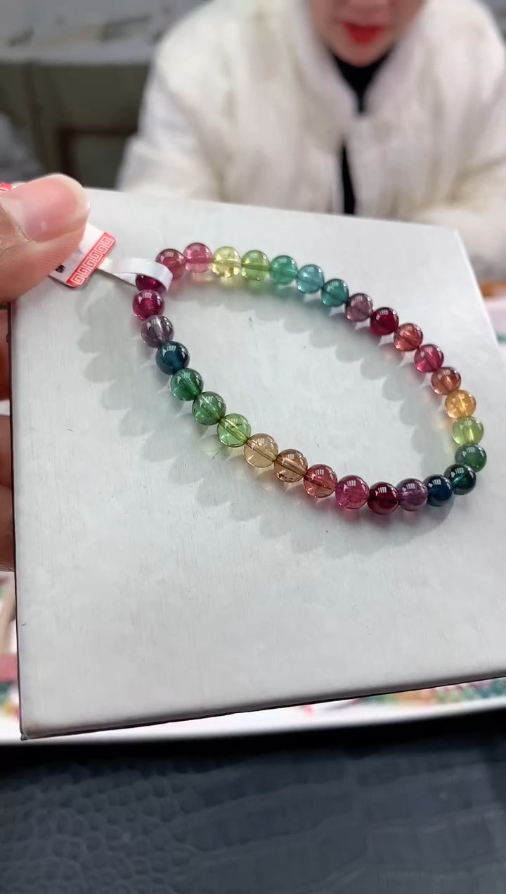 【闪购商品】碧玺手串未镶嵌多样性发一条