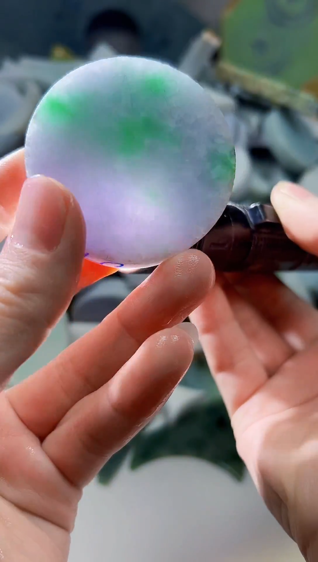 裸石翡翠天然翡翠A货余 南 707