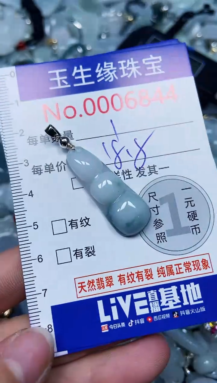 【闪购商品】翡翠颈饰未镶嵌闪购00006844