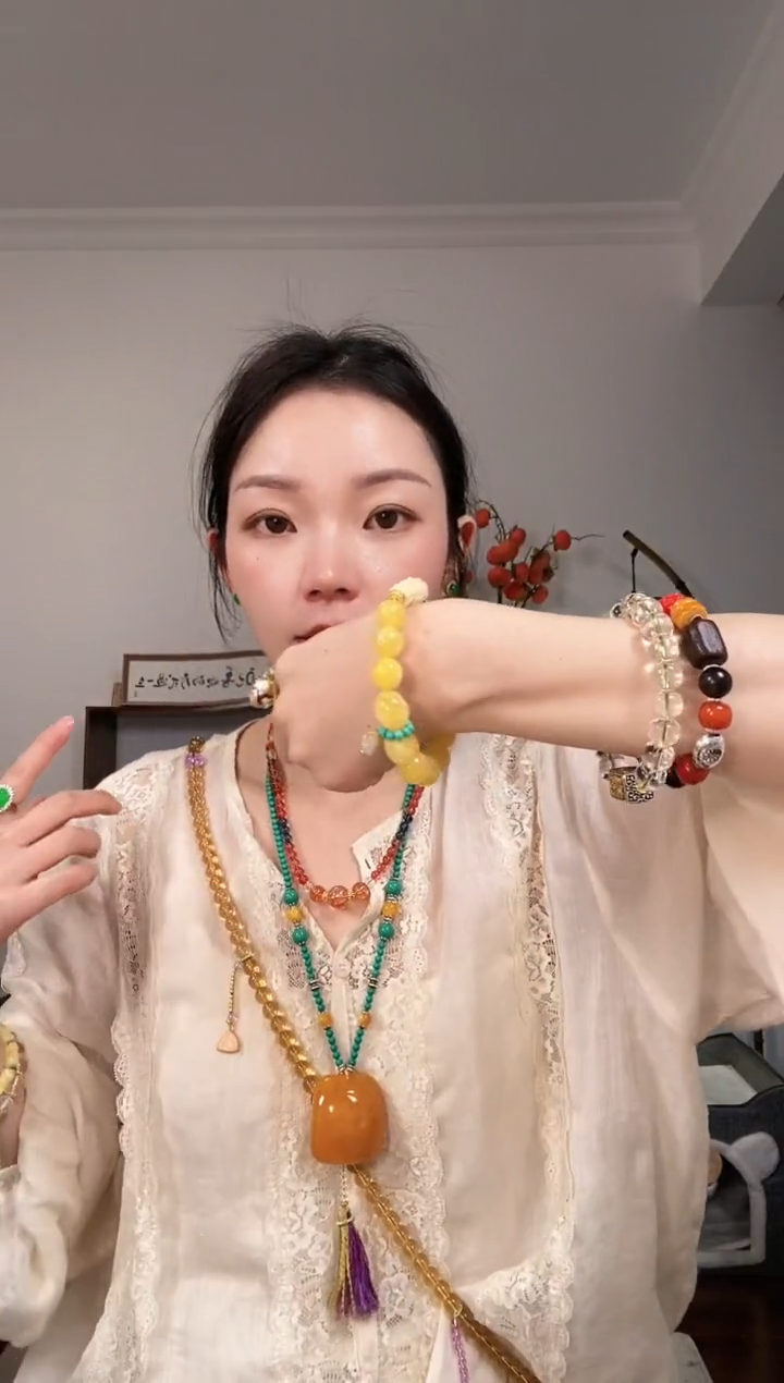 【闪购商品】琥珀颈饰未镶嵌Z189ZZZZZ