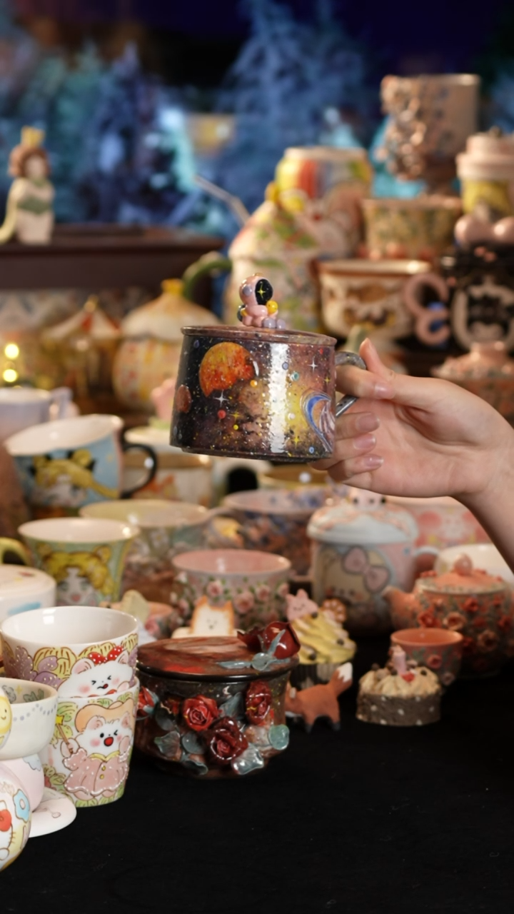 其他陶景德镇釉下彩手绘设计师款陶瓷