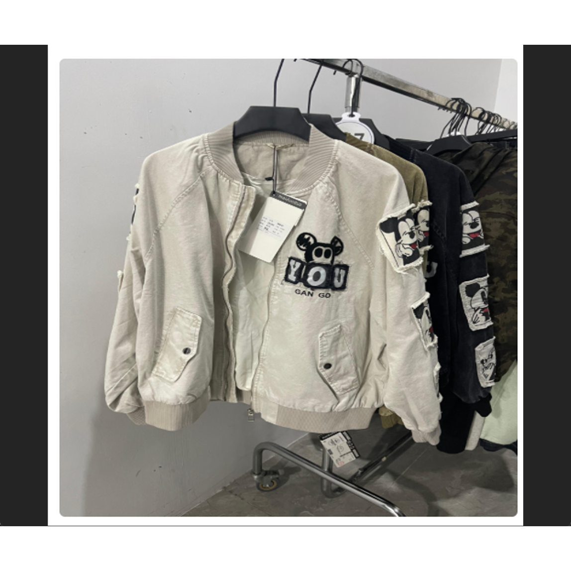 547-夹克外套 陈陈男装 简约潮流休闲男女同款 JK28289 V03