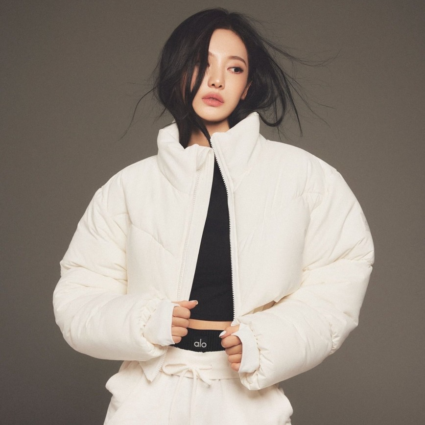 '北美断货王'发热保暖泡芙收腰性感假两件运动短款白鹅绒羽绒外套