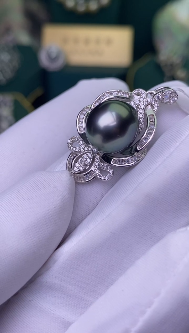 【闪购商品】海水珍珠颈饰银S925镶嵌11-12