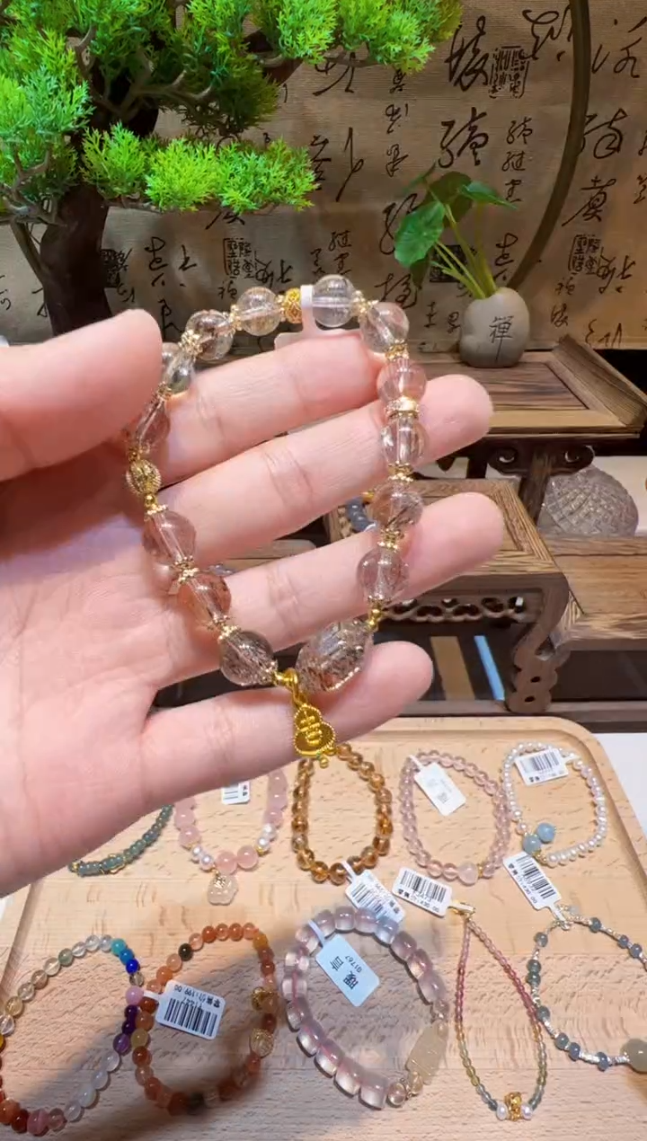 未镶嵌手链水晶手饰@@