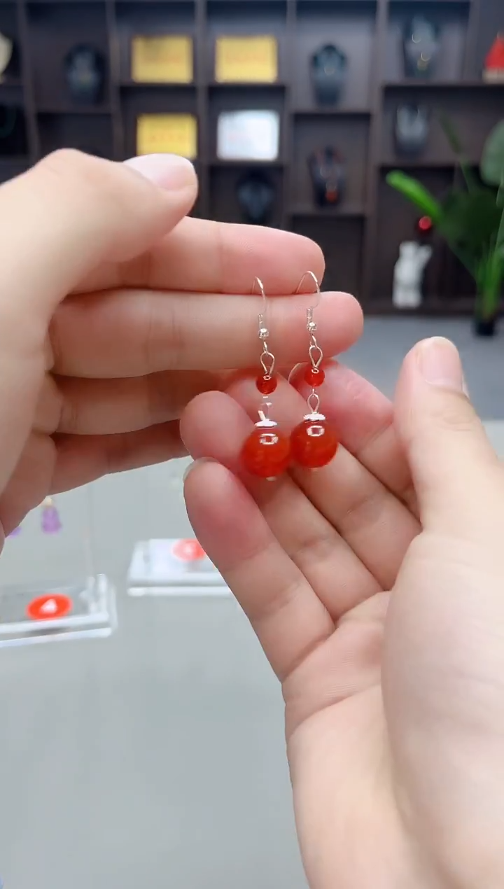 未镶嵌耳饰玛瑙/玉髓409000