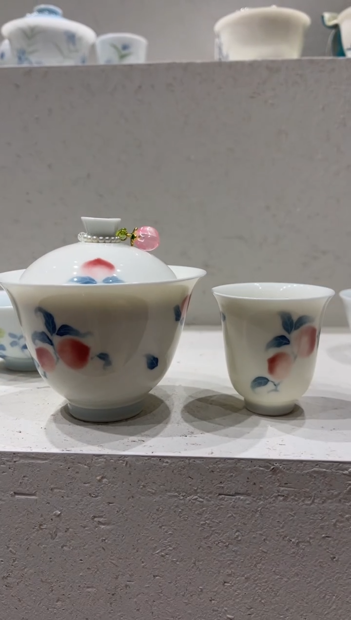 【闪购商品】盖碗+茶杯+提溜 哈哈哈哈