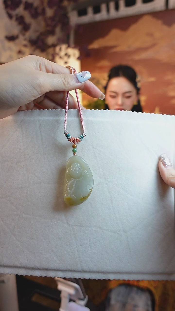 【闪购商品】和田玉毛衣链未镶嵌和田玉毛衣链