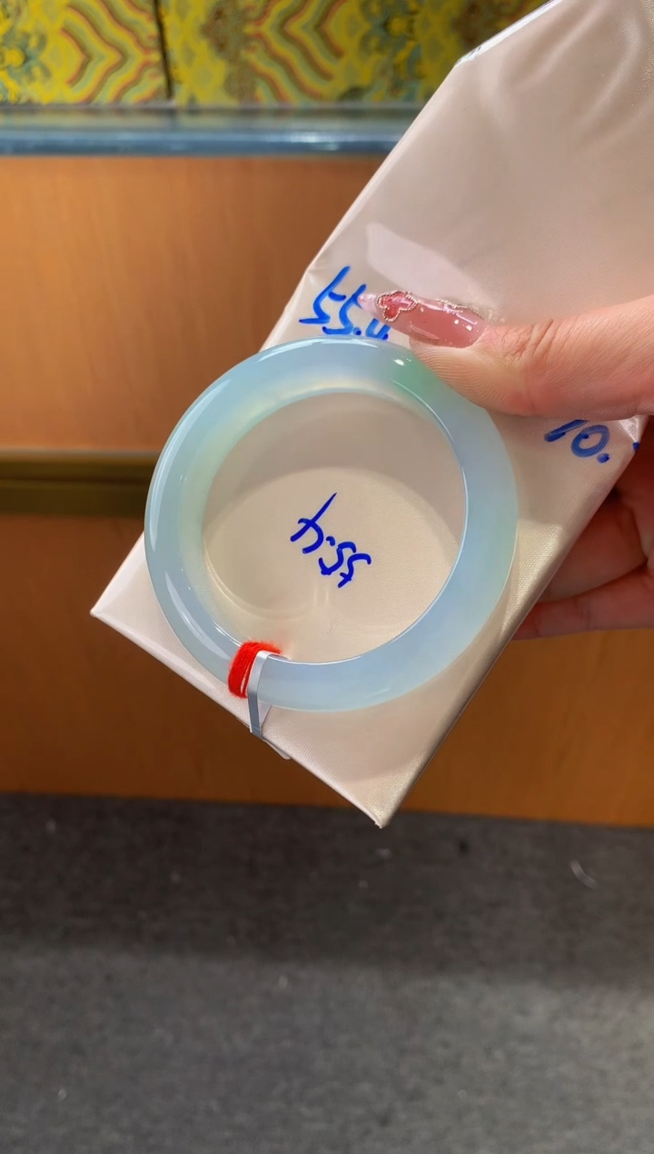 未镶嵌手镯翡翠-F92-正圈55.4-全款22万-定金2万
