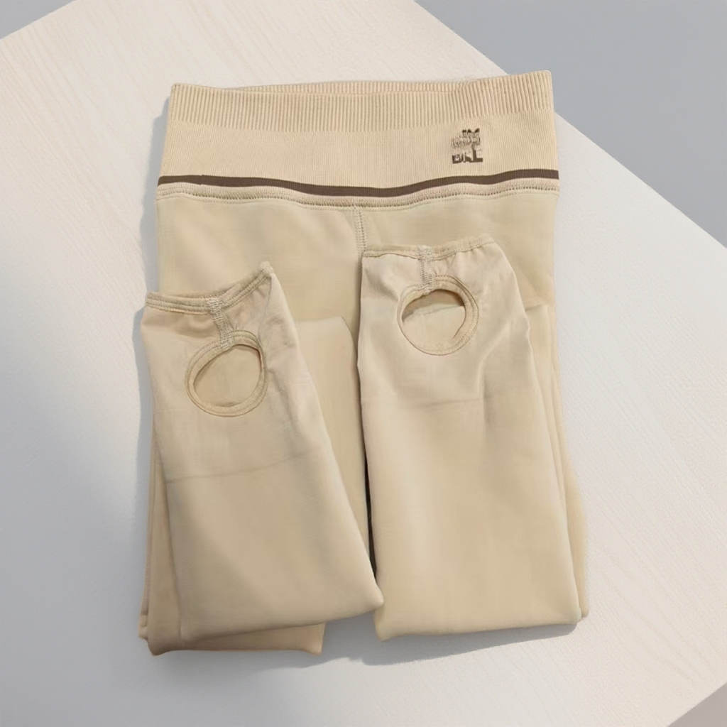 秋冬加绒加厚光腿神器踩脚打底裤W523