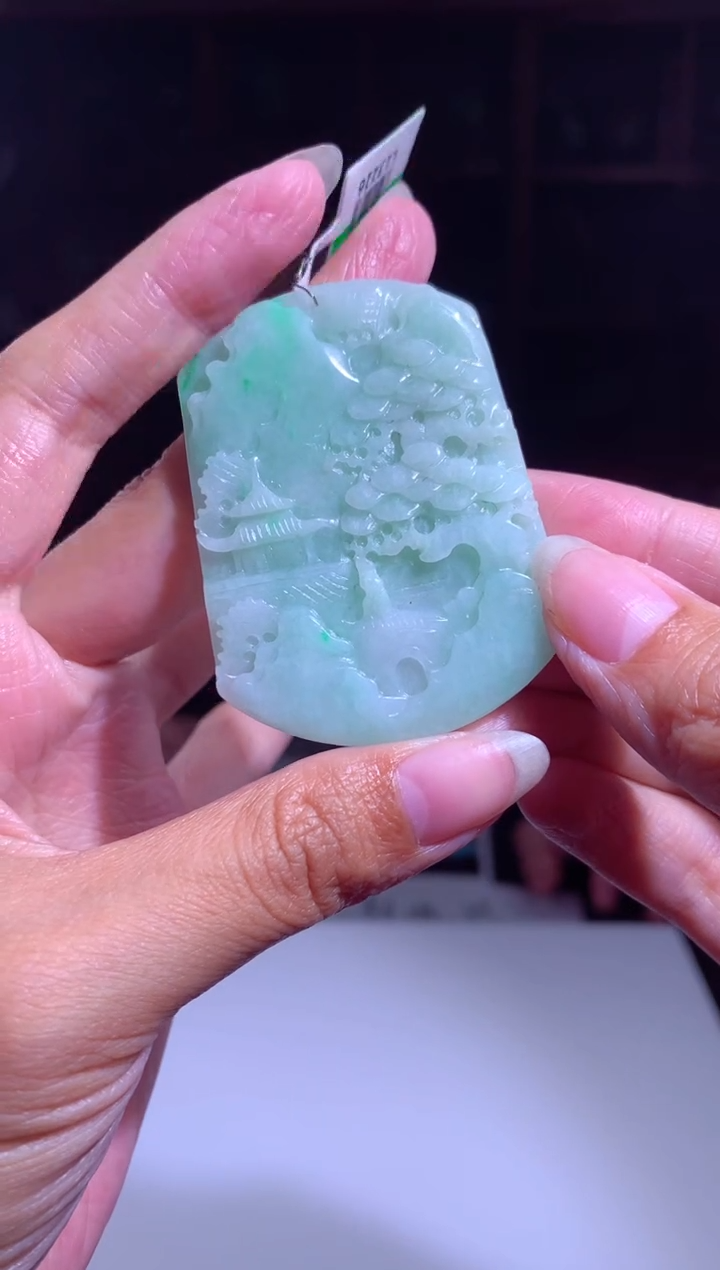 【闪购商品】定制翡翠未镶嵌挂件发货（拍一发一）