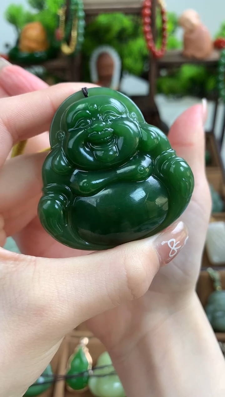 【闪购商品】和田玉颈饰未镶嵌吊坠50mm