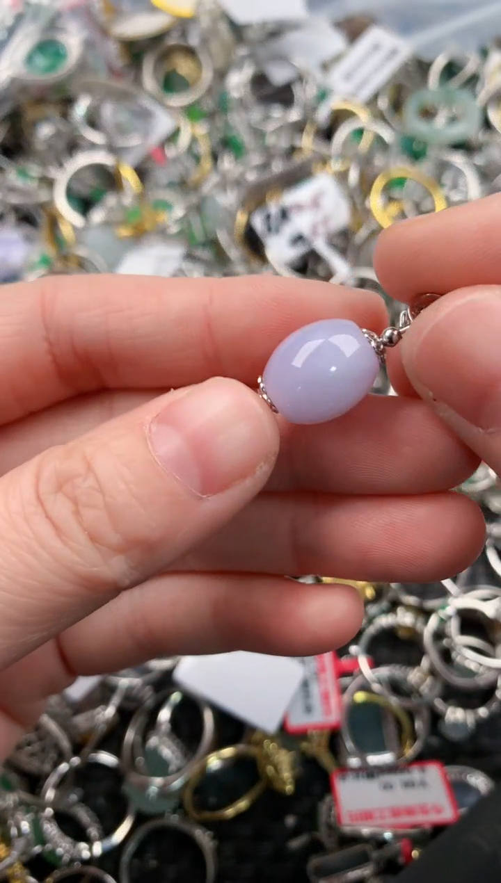 银S925镶嵌戒指翡翠333   2