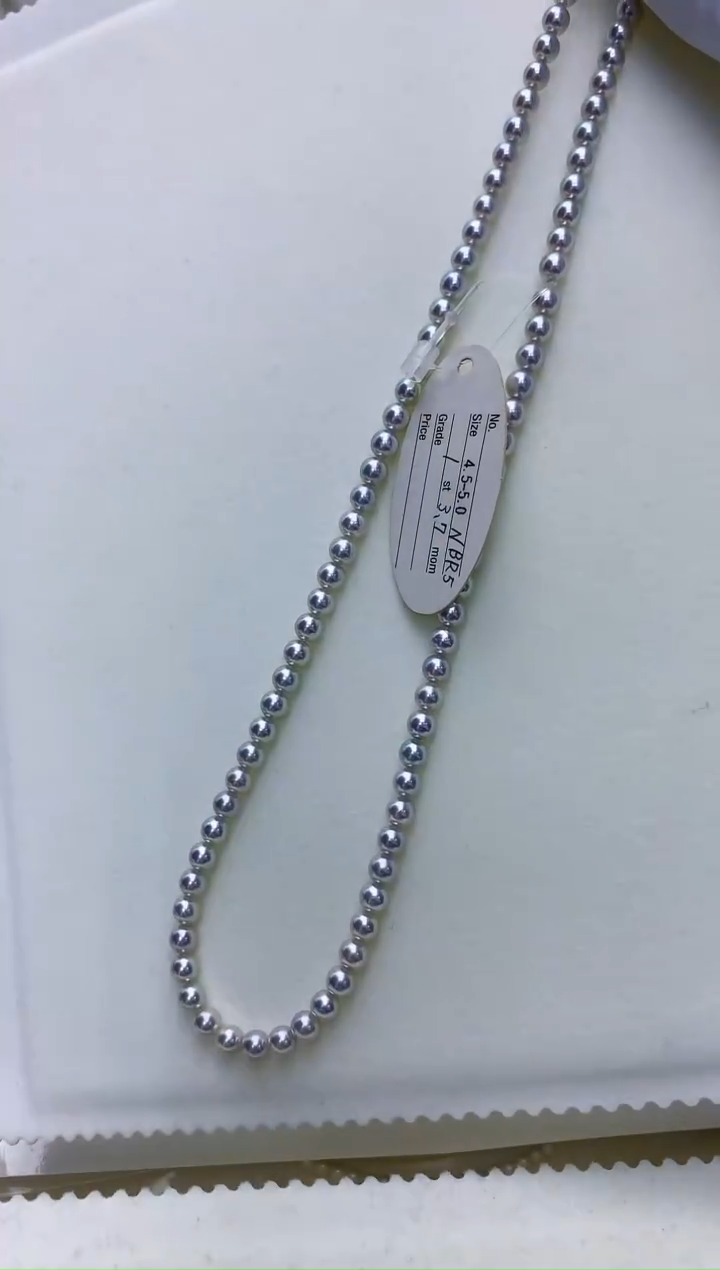 【闪购商品】海水珍珠饰品18K金镶嵌4.5-5彩云满珠链带大证