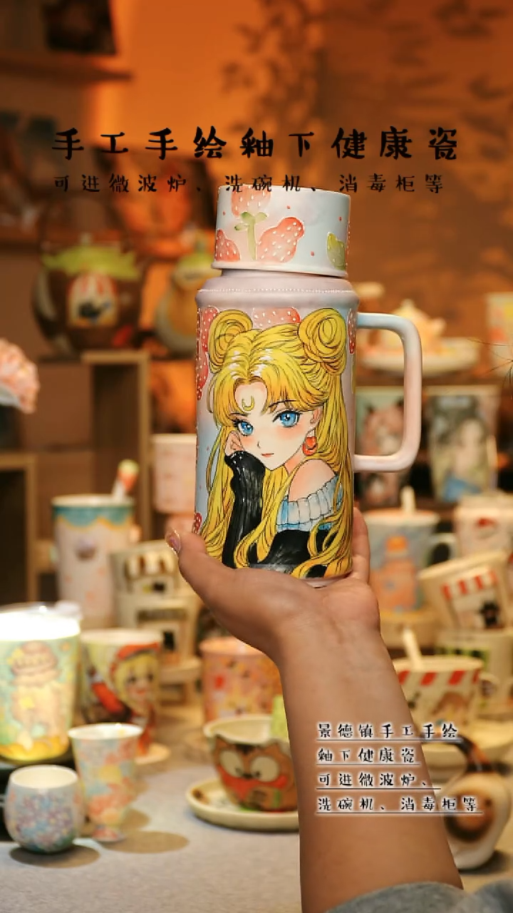 【闪购商品】杯景德镇高温釉下彩&S056
