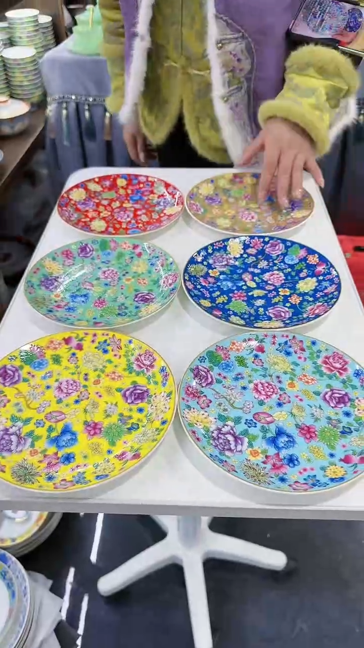 【闪购商品】瓷片7英寸骨碟6个景德镇陶瓷