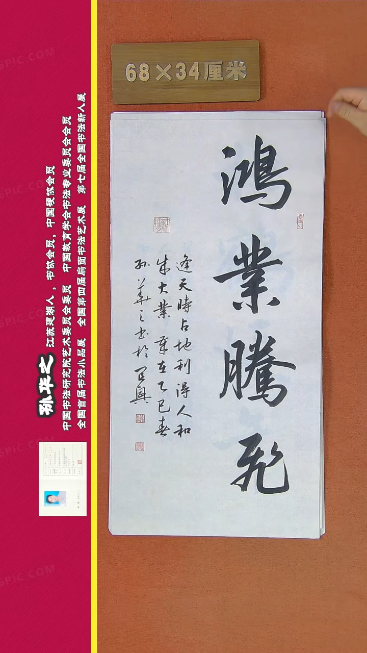 【闪购商品】书法172a孙华之书法作品