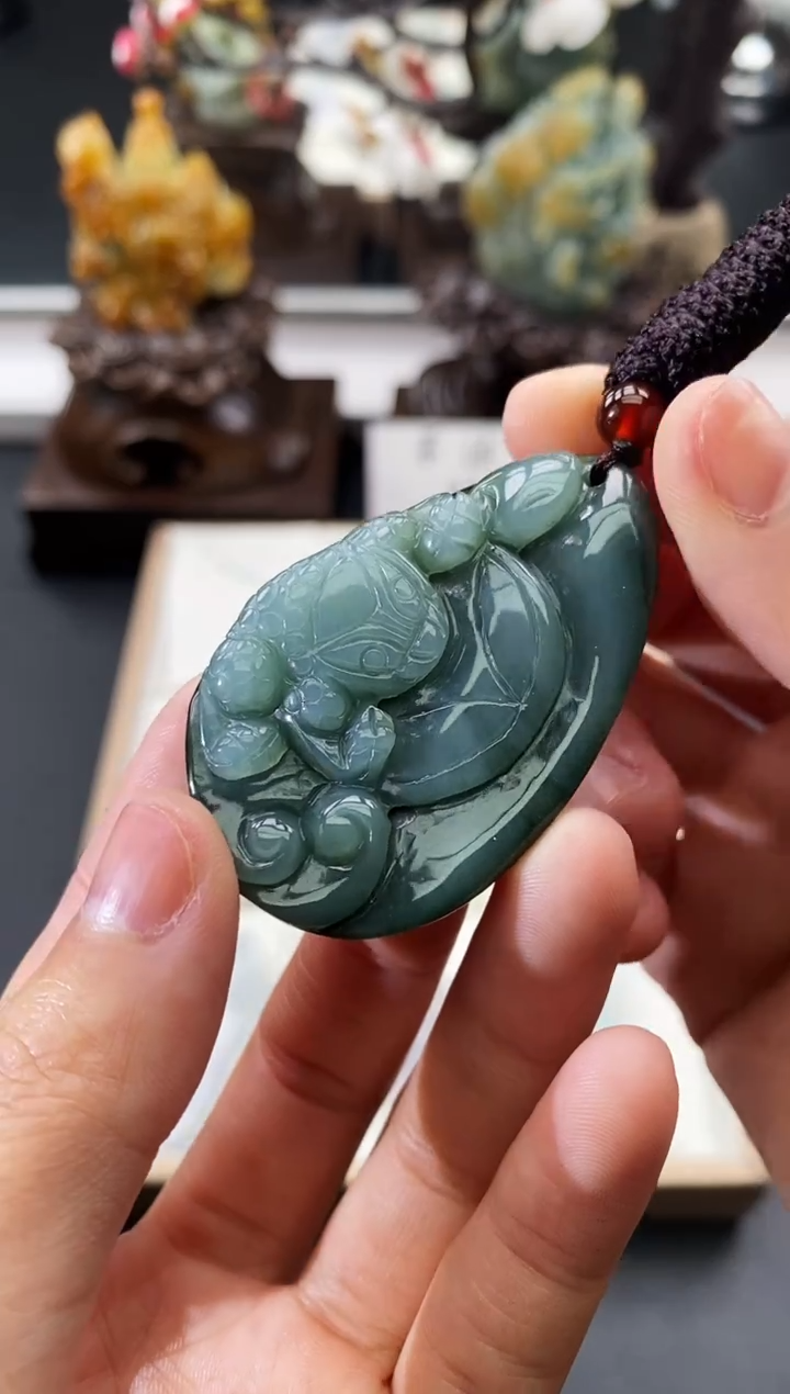 颈饰未镶嵌翡翠天然缅甸A货翡翠