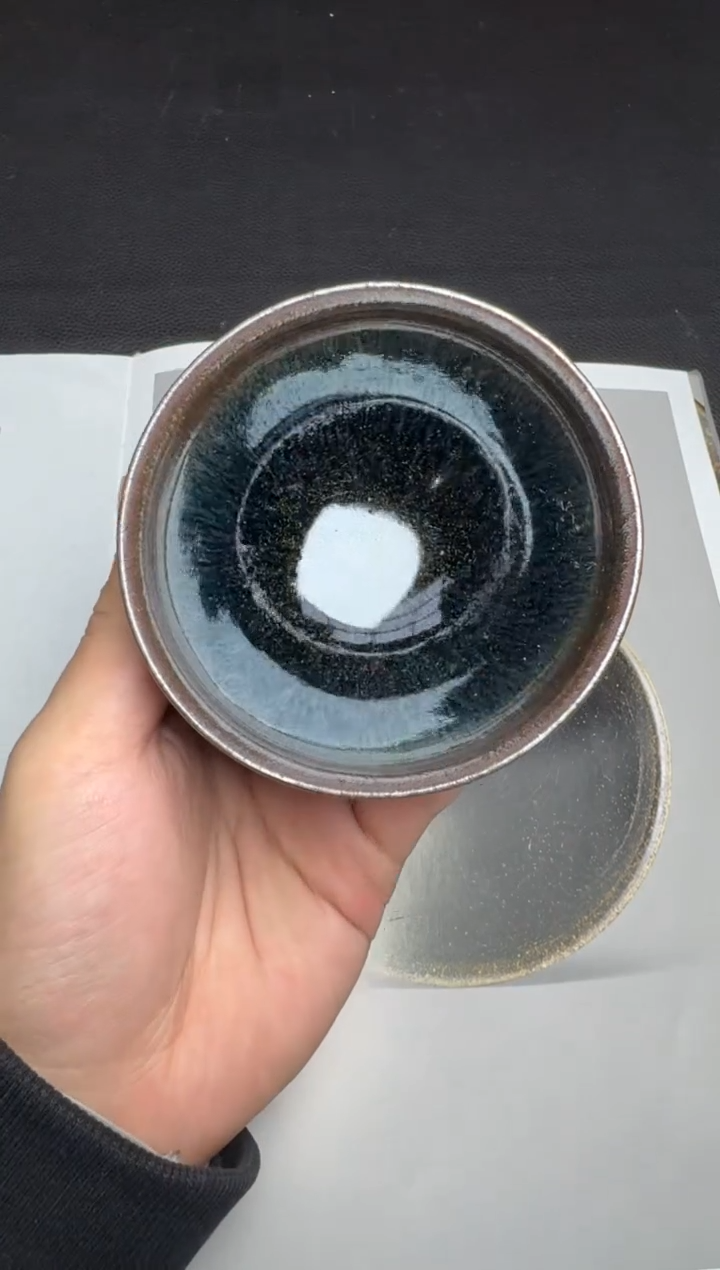 【闪购商品】茶盏吴立勇柴烧盏（送柴烧盏一只）114