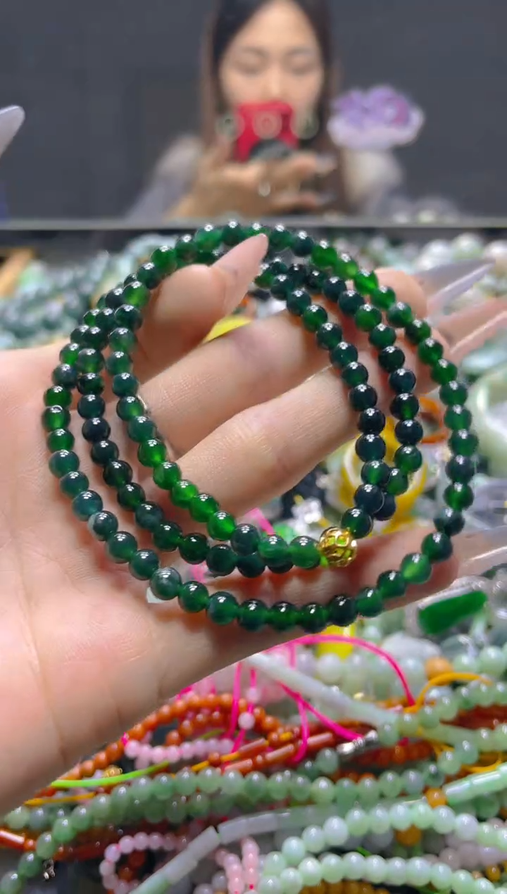 颈饰未镶嵌翡翠5MM