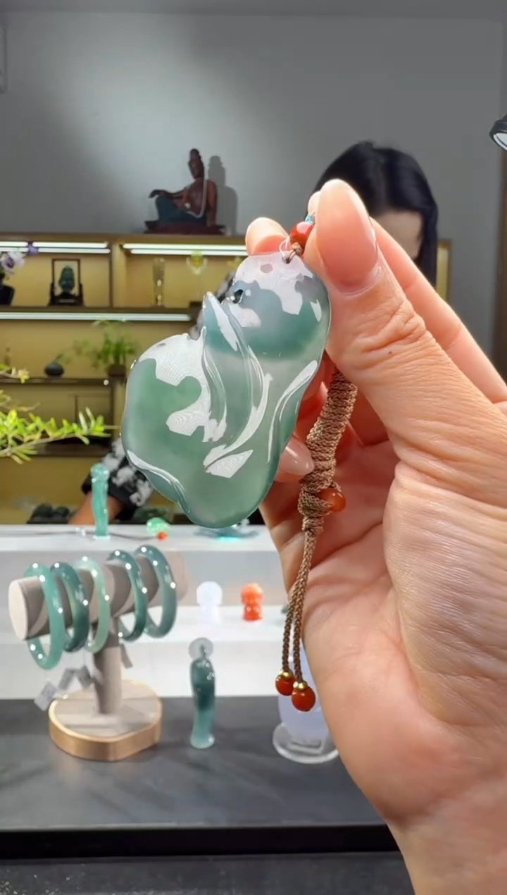 吊坠(不含链)未镶嵌翡翠悟道