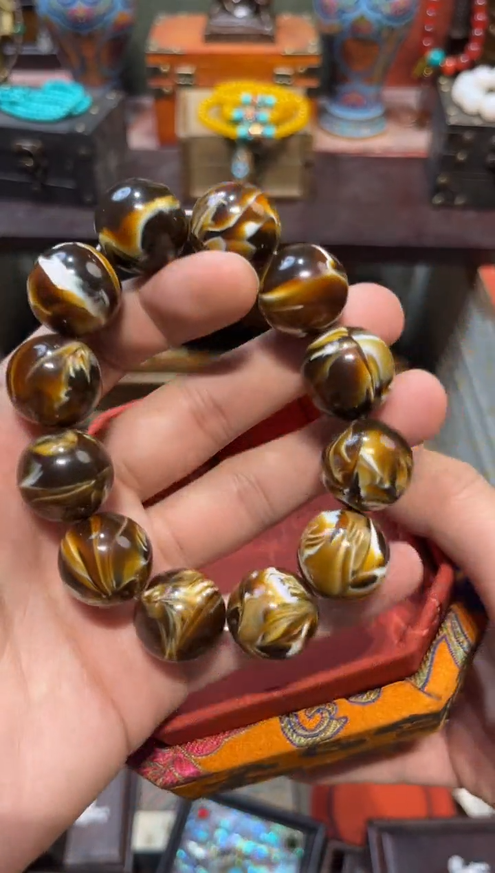 未镶嵌琥珀裸石Q刘哥高端专属精品73