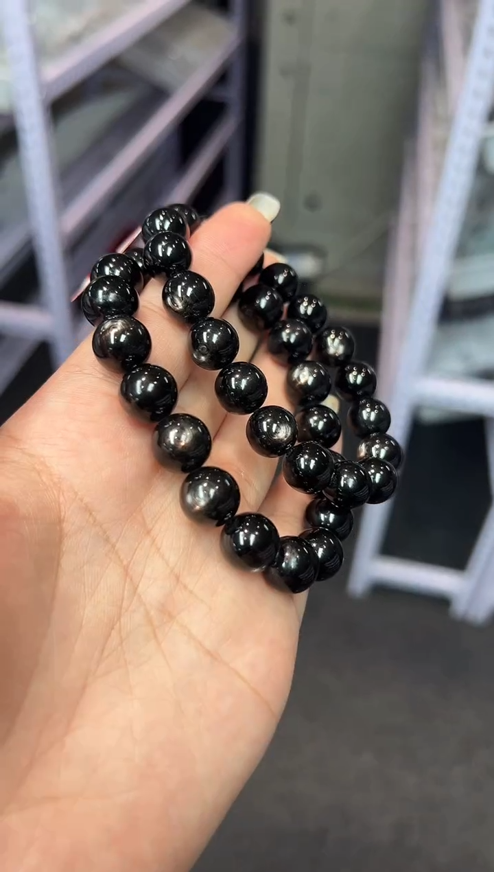 未镶嵌辉石手串多样性发一 金运石手串11m+   M57483 