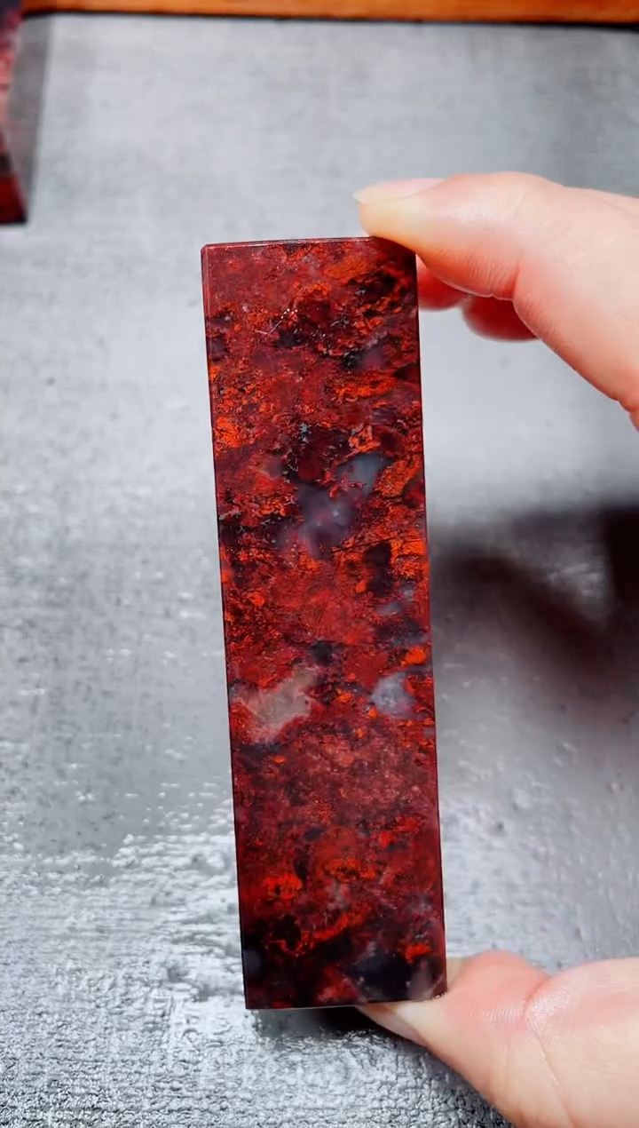 玉桂林鸡血玉素章--21