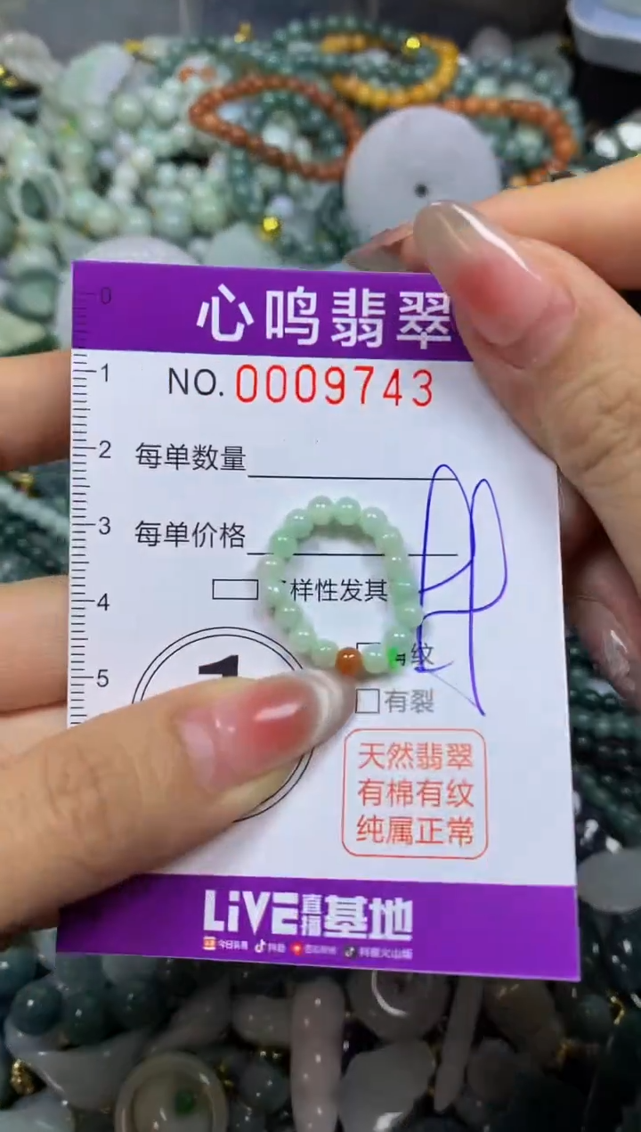 翡翠未镶嵌颈饰闪购009743