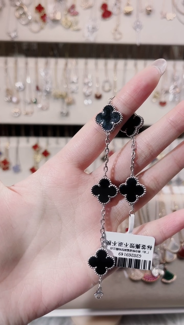 【闪购商品】玛瑙手链18K金镶嵌18K金镶嵌 K白 