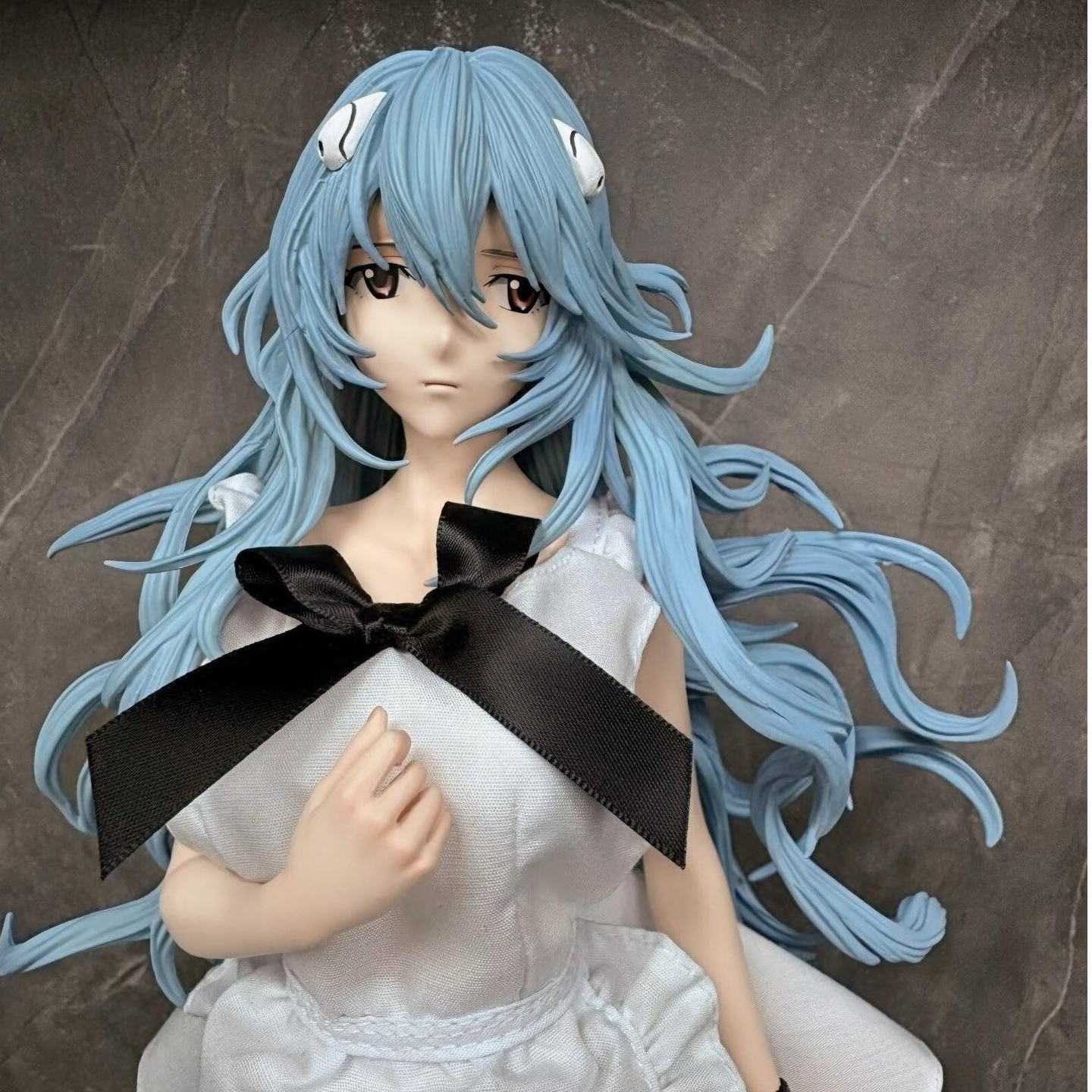 EVA福音战士女仆绫波丽 泳装绫波丽机甲绫波丽可换脸手办摆件45cm