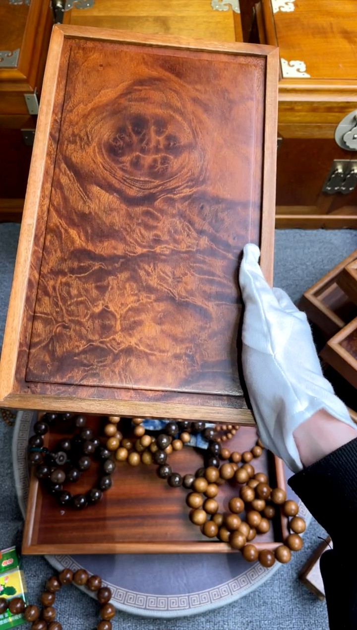 【闪购商品】金丝楠拆房老料紫金面板文盘